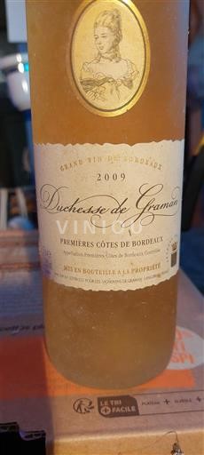 Bordeaux Premières-côtes-de-bordeaux Duchesse de Gramont 2009