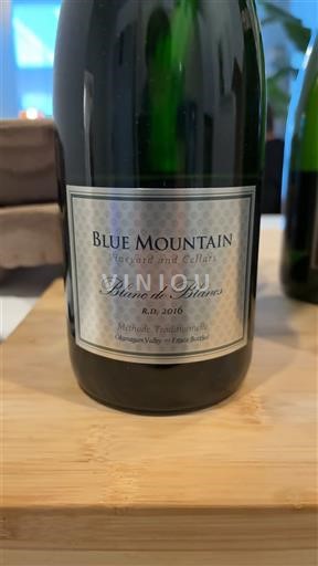 British Columbia Thung lũng Okanagan Blue Mountain Vineyard and Cellars Blanc de Blancs R.D. 2016
