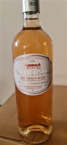 Bordeaux Bordo rose Château La Bertrande 2022
