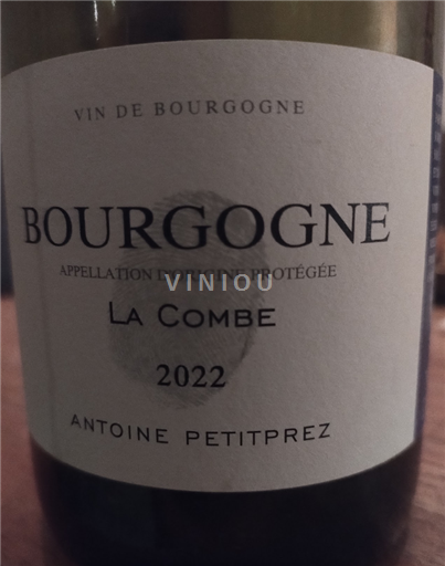 Burgundija Antoine Petitprez La Combe 2022