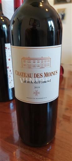 Bordeaux Lalande-de-pomerol Château S Moines 2019