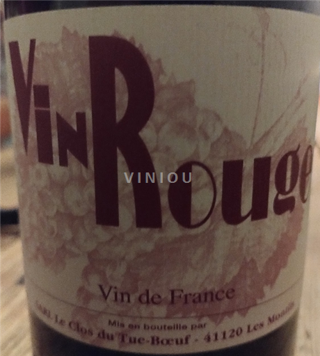 Valle del Loira No especificado Le Clos du Tue-Boeuf Vin Rouge 2022