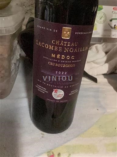 Bordeaux Médoc Château Lacombe Noaillac Cru bourgeois 2022