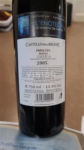 Umbrie Nespecifikováno Castello delle Regine Princeps 2005