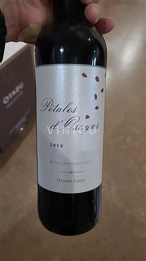 British Columbia Thung lũng Okanagan Osoyoos Larose Pétales d'Osoyoos 2016