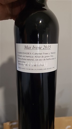 Katalonien Penedès Parés Baltà Mas Irene 2015