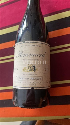 Burgundy Pommard Christian Menaut 2001