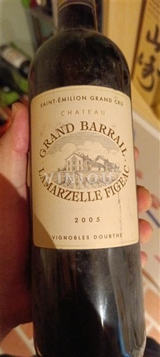 Bordeaux Saint-Émilion Grand Cru Grand Cru Château Grand Barrail Lamarzelle Figeac 2005