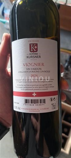 Vaud La Côte AOC Domaine Kursner Viognier 2024