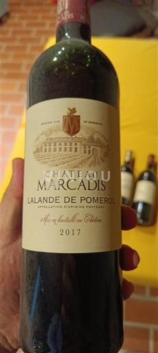 Bordeaux Lalande-de-Pomerol Château Marcadis 2017
