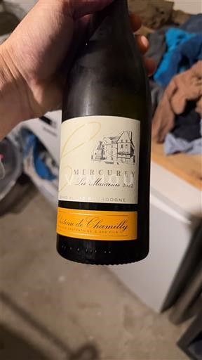 Burgundija Mercurey Château Chamilly Les Marcoeurs 2022