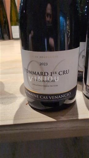 Borgoña Pommard Premier Cru Domaine Cas Venancio La Chanière 2023