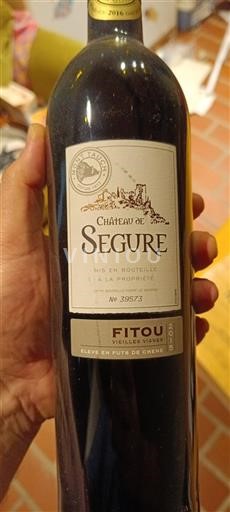 Languedoc Fitou Château Ségure Vieilles Vignes 2016