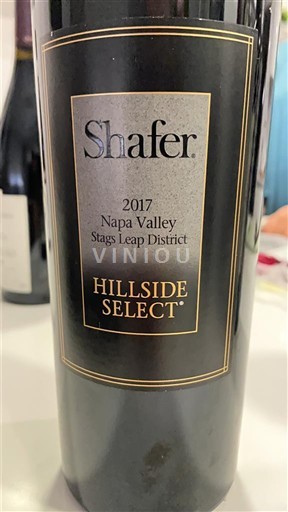 Vùng trồng nho được cấp phép California Quận Stags Leap Shafer Hillside Select 2017