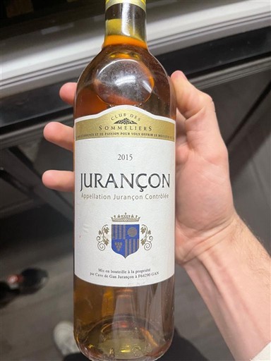 Sydväst Jurançon Club des Sommeliers 2015