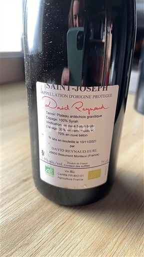 Rhône-dalen Saint-Joseph David Reynaud 2021