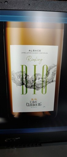 Alsace Cave de Cleebourg Riesling Bio 2020