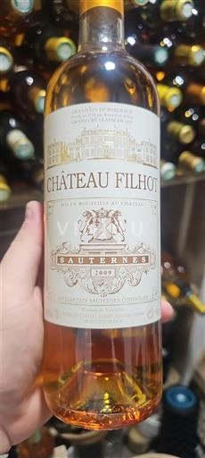 Bordeaux Sauternes Grand Cru Château Filhot 2017