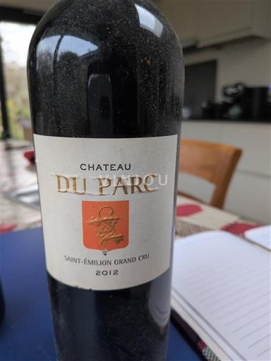 Bordeaux Saint-Émilion Grand Cru Grand Cru Château Parc 2012