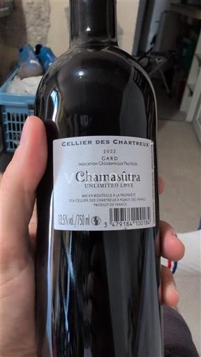 Languedoc a Roussillon Gard Cellier des Chartreux Chamasutra Unlimited Love 2022