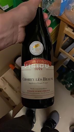 Borgoña Chorey-lès-Beaune Domaine Bois d'Orgey 2022