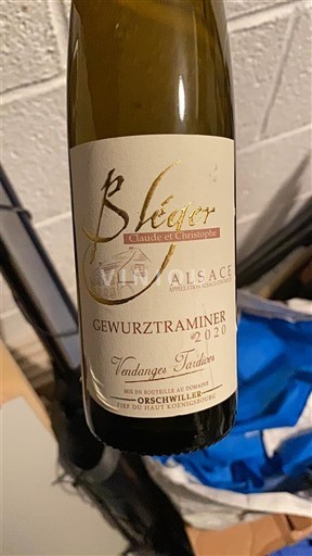 Alsace Vendanges Tardives Bleger Claude et Christophe 2020