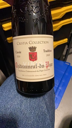 Rhônen laakso Châteauneuf-du-Pape Cristia Collection Tradition 2020