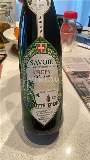 Savoja in Bugey Crépy Domaine Mercier Goutte d'Or 2024