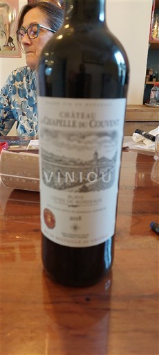 Burdeos Côtes-de-bourg Château Chapelle de Couvant 2018