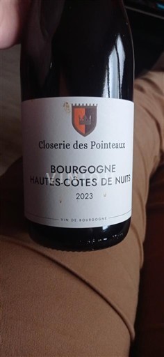 Viner Rouge sec Closerie des Pointeaux 2023 Frankrike Burgund Hautes Côtes de Nuits AOC