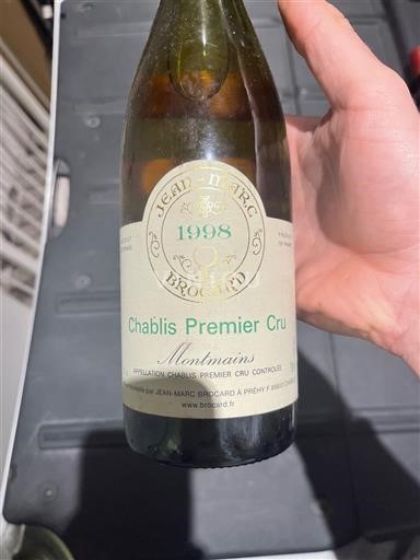 Burgundsko Chablis Premier Cru Jean-Marc Brocard Montmains 1998