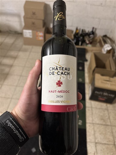 Bordéus Haut-Médoc Château Cach Vieilles vignes 2020