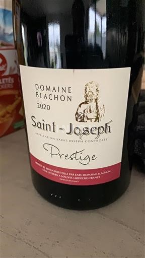 Rhône Valley Saint Joseph Domaine Blachon Prestige 2020