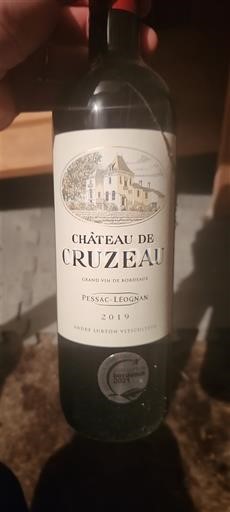 Bordeaux Pessac-Léognan Château Cruzeau 2019