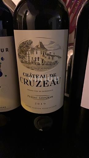 Bordeaux Pessac-Léognan Château Cruzeau 2019