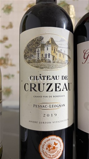 Bordeaux Pessac-Léognan Château Cruzeau 2019