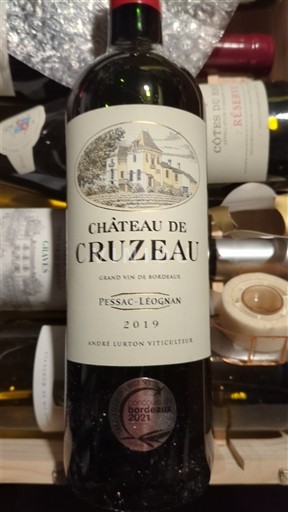 Bordeaux Pessac-Léognan Château Cruzeau 2019