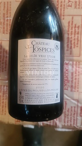 Roussillon Côtes-du-Roussillon Château S Hospices La Ruse vers l’Oche 2020