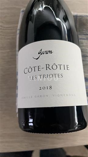 Vallée du Rhône Côte-rôtie Garon Les Triotes 2018