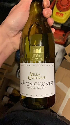 Borgonha Mâcon e mâcon-villages Cave de Chaintre Villa Cantrius 2021