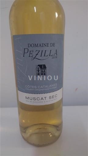 Languedoc og Roussillon Catalansk skråning Domaine Pezilla Muscat Sec 2018