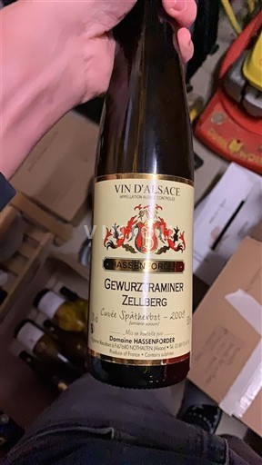 Alsace Domaine Hassenforder Spätlese 2009