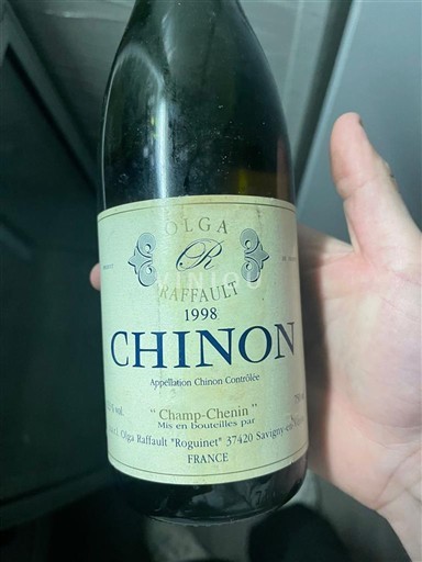 Loiren laakso Chinon Olga Raffault Champ-Chenin 1998