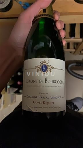 Burgundi Crémant de Bourgogne Domaine Pascal Lemonde Réserve Ei vuosikertaa
