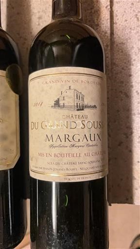 Bordeaux Margaux Château Grand Soussan 2014