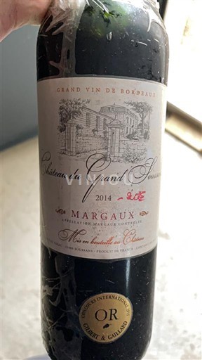 Bordeaux Margaux Château Grand Soussan 2014