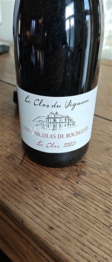 Vallée de la Loire Saint-Nicolas-De-Bourgueil Le Clos du Vigneau Le Clos 2023