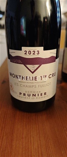Burgundsko Monthélie Premier Cru Domaine Prunier Les Champs Fulliot 2023
