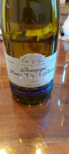 Borgonha Não especificado Maison Colin Seguin 2022