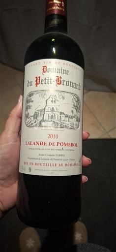 Bordeaux Lalande-de-Pomerol Domaine Petit-Brouard 2010